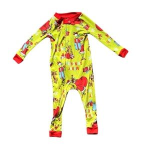 The Grinch One Piece Pajama size 18 months